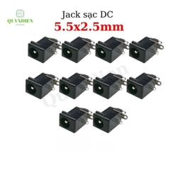 Jack Sạc DC 5.5x2.5mm Loại Chân Cắm
