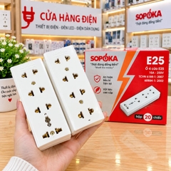 Ổ Cắm Điện 4 Cửa Công Suất 2200W E25