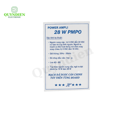 BO MẠCH CÔNG SUẤT 28W - linh kiện điện tử QUỲNH DIỄN