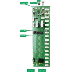 Mạch công suất nguồn đơn 16 sò 1 kênh, phíp gỗ FR1