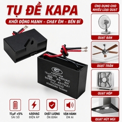 Tụ Đề Kapa Vuông Tinh Chi 15uF 450VAC