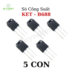 B688 transistor  hãng KEC - lưng đồng mạ NIKEN chất lượng - hàng mới