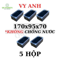 Hộp Nhựa Vy Anh 170x95x70mm Màu Đen