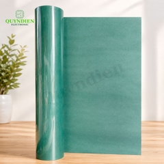 Giấy Cách Điện Xanh 1 Mặt Bóng 1 Mặt Xù Khổ 1 Mét Dày 0.2mm