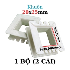 Khuôn nhựa quấn biến áp Fe silic 20x25mm