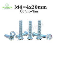 Ốc Vít M4x20mm Có Kèm Tán