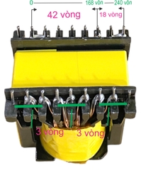 Biến áp xung quấn mới EE4220 vuông