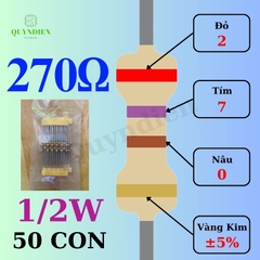 Điện trở Đài Loan 1/2W - 270Ω