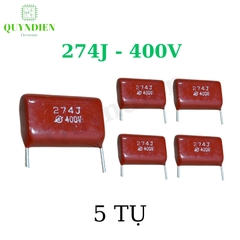 Tụ Kẹo 274j-400v 0.27uf chân 18mm
