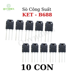 B688 transistor  hãng KEC - lưng đồng mạ NIKEN chất lượng - hàng mới