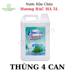 Nước rửa chén Emolan hương BẠC HÀ - 5L