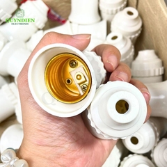 Đuôi bóng đèn ren vặn xoáy E27 loe trong nhà SOPOKA