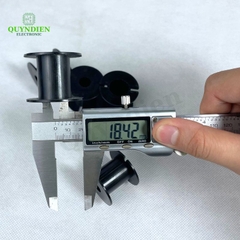 Lõi Nhựa Audio 2 Đầu Tròn Quấn Cuộn Cảm Phân Tần Loa - Màu Đen