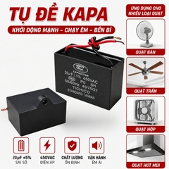 Tụ Đề Kapa Vuông Tinh Chi 20uF 450VAC