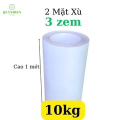 Giấy Phim Cách Điện Trắng 2 Mặt Xù Dày 0.25mm