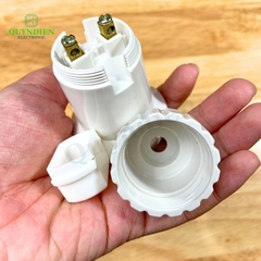 Đuôi bóng đèn ren vặn xoáy E27 loe trong nhà SOPOKA
