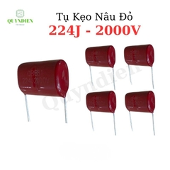 Tụ Kẹo Nâu Đỏ CBB81 224J 2000V