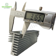 Nhôm tản nhiệt 2 tầng 10 cánh 60x58x32mm