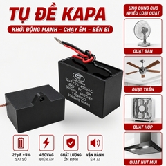 Tụ Đề Kapa Vuông Tinh Chi 22uF 450VAC