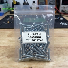 Ốc Vít M4x20mm Có Kèm Tán