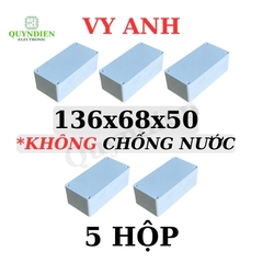 Hộp Nhựa Vy Anh 136x68x50mm Màu Trắng