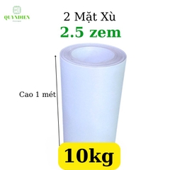 Giấy Phim Cách Điện Trắng 2 Mặt Xù Dày 0.25mm