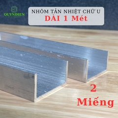 Nhôm Tản Nhiệt Chữ U Dài 1 Mét [1.000mm]