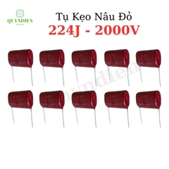 Tụ Kẹo Nâu Đỏ CBB81 224J 2000V