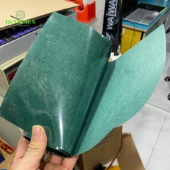 Giấy Cách Điện Xanh 1 Mặt Bóng 1 Mặt Xù Khổ 1 Mét Dày 0.2mm