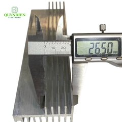 Nhôm tản nhiệt 2 tầng 10 cánh dài 85x58x32mm