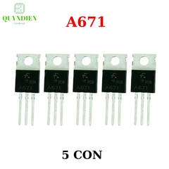 Transistor A671 - NPN TO-220 4A 80V