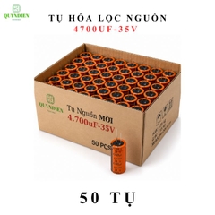 Tụ Hóa Lọc Nguồn 4700uF/35V Màu CAM