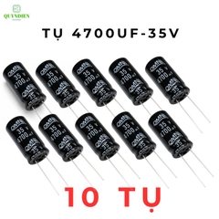 Tụ Lọc Nguồn 4700uF/35V Màu ĐEN