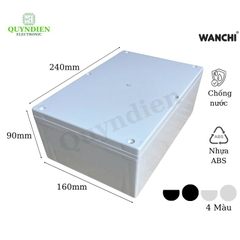 Hộp nhựa ABS 240x160x90mm WANCHI