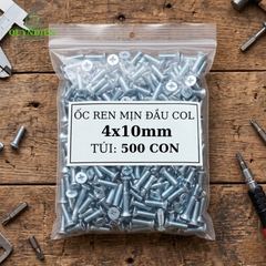 Ốc Vít M4x10mm Ren Mịn, Đầu Col