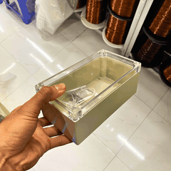 Hộp Nhựa Điện Tử 170x95x70mm – Màu Trắng, Nắp Trong Suốt WANCHI