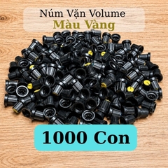 Núm Vặn Volume Nhựa Màu Vàng Trục Hoa Mai