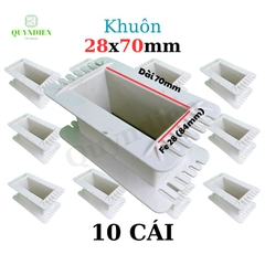 Khuôn nhựa quấn biến áp Fe silic 28x70mm