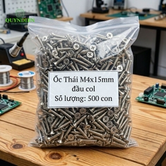 Ốc Vít Thái Ren Xoắn Đầu Col M4x15mm