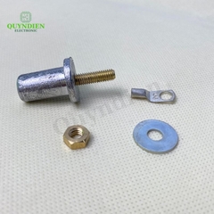 Cọc Chì M6 Đầu Cos – Cọc Cắm Ắc Quy Chì Axit, Đầu Nối Ren Đồng Chống Oxy Hóa