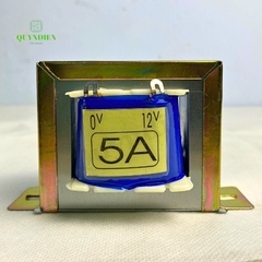 Biến áp 12V 5A dây đồng siêu bền (Minh Quang)