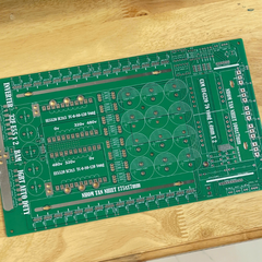 PCB bo mạch kích đ iện 32 fet nhỏ 2 biến áp E5520 đảo pha băm IGBT Auto Duty (Kèm dao động)