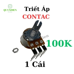 Biến trở Triết áp volum công tắc WH148 B100K