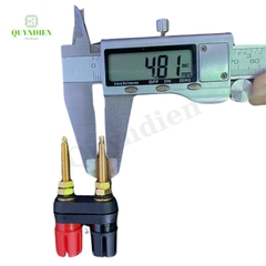 Trạm Loa Ampli Jack Loa Đôi Đỏ Đen M5 Chân Dài
