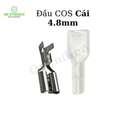 Đầu Cos Cái 4.8mm Kèm Vỏ Bọc - Túi 10 Bộ
