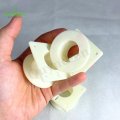 Lõi Khuôn Nhựa Vuông Tròn 30mm Màu Trắng Sữa