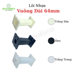 Lõi Khuôn Nhựa Vuông Dài 64mm Màu Đen