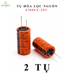 Tụ Hóa Lọc Nguồn 4700uF/35V Màu CAM