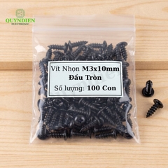 Ốc Vít Nhọn Đầu Tròn M3x10mm