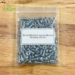 Ốc Vít M5x10mm Có Kèm Tán